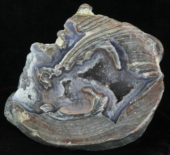 Crystal Filled Dugway Geode (Polished Half) #33166
